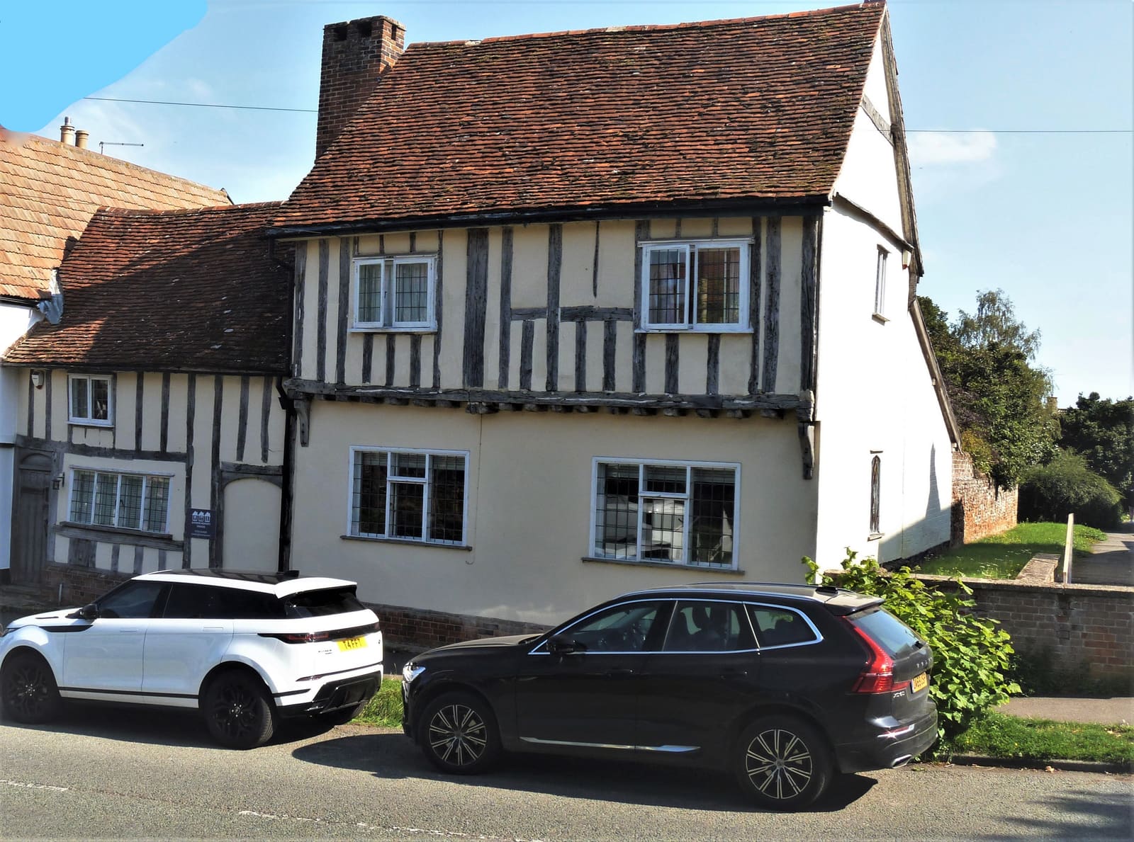 A timber-framed listed house in Lavenham, Suffolk
