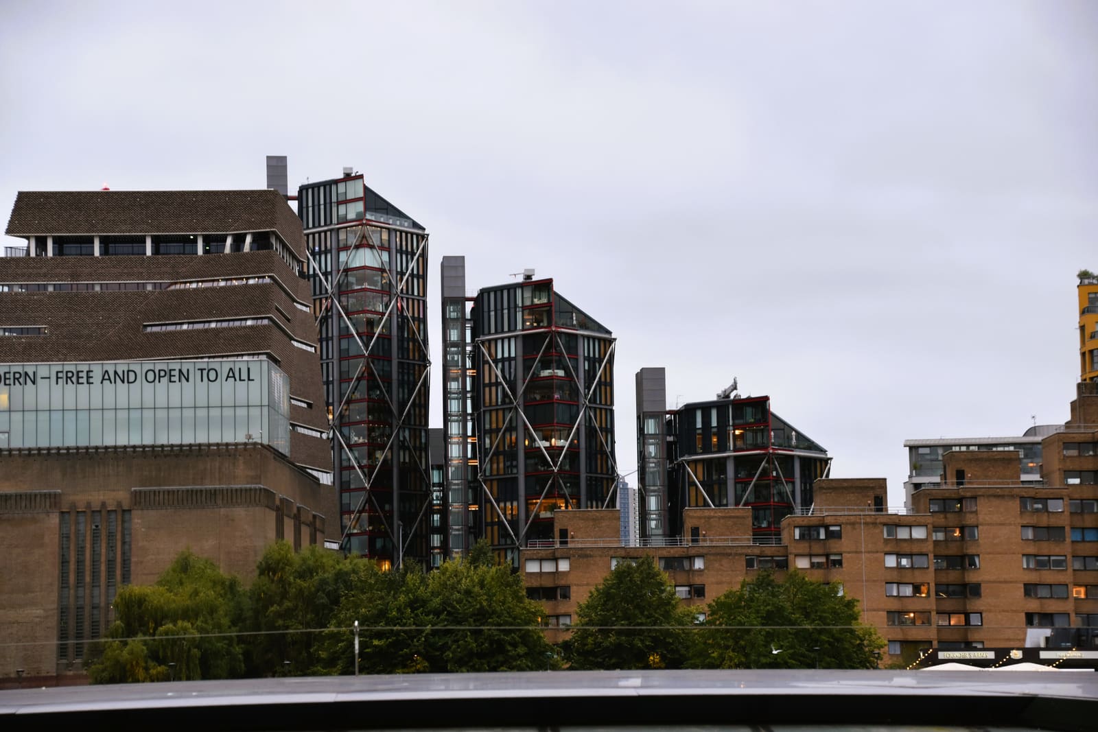 A modern block of flats in Southwark, London
